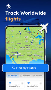 اسکرین شات برنامه Where is my Flight-Live Status 2