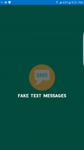 اسکرین شات برنامه Fake Text Messages 1