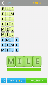 اسکرین شات 3 بازی AnagramApp. Word anagrams