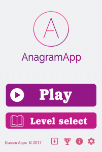 اسکرین شات بازی AnagramApp. Word anagrams 2