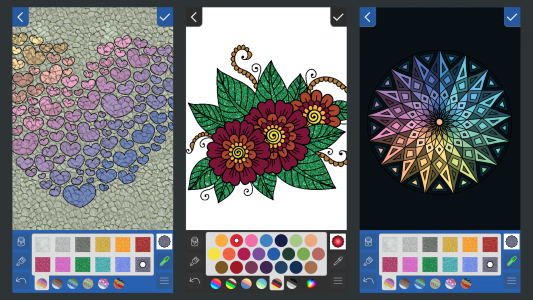 اسکرین شات 2 برنامه Coloring Mandalas