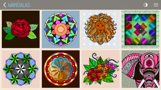 اسکرین شات 8 برنامه Coloring Mandalas