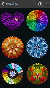 اسکرین شات برنامه Coloring Mandalas 1
