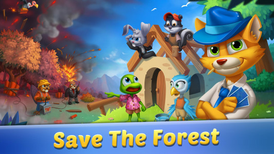 اسکرین شات 8 بازی Solitaire: Forest Rescue