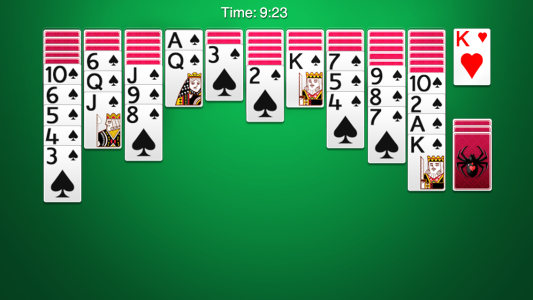 اسکرین شات 5 بازی Spider Solitaire