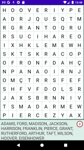 اسکرین شات بازی Word search 5