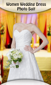 اسکرین شات برنامه Women Wedding Dress Photo Suit 4