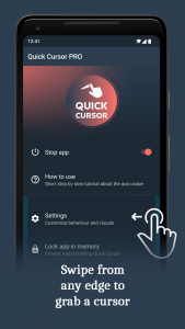 اسکرین شات برنامه Quick Cursor: One-Handed mode 2