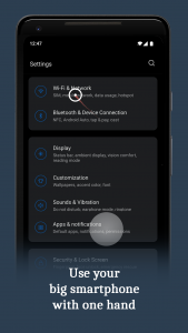 اسکرین شات 1 برنامه Quick Cursor: One-Handed mode