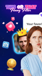 اسکرین شات برنامه This Or That Test: Fun Filter 1
