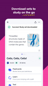 اسکرین شات برنامه Quizlet: AI-powered Flashcards 6