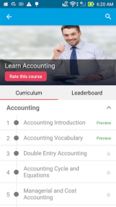 اسکرین شات برنامه Learn Accounting 3