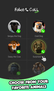 اسکرین شات 3 برنامه Fake Call Prank- Animals