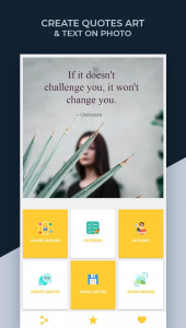 اسکرین شات 1 برنامه Quote Maker - Text On Photo