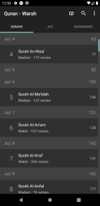 اسکرین شات 1 برنامه Quran - Warsh