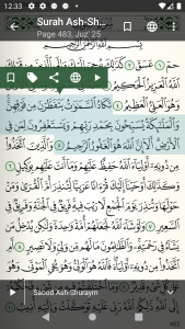 اسکرین شات 5 برنامه Quran for Android