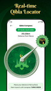 اسکرین شات 2 برنامه Qibla Finder & Prayer Times