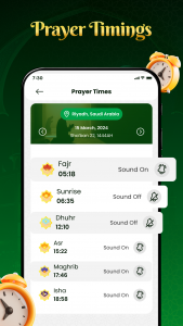 اسکرین شات 3 برنامه Qibla Finder & Prayer Times