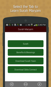 اسکرین شات برنامه Surah Maryam 2