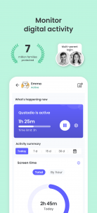 اسکرین شات 1 برنامه Qustodio Parental Control App