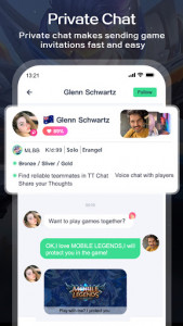 اسکرین شات برنامه TTChat -  Best Social Platform for Global Gamers 5