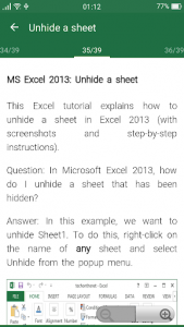 اسکرین شات برنامه Learn Excel 8
