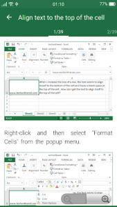 اسکرین شات برنامه Learn Excel 4