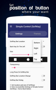 اسکرین شات برنامه Simple Control Back Button – Navigation Bar 3