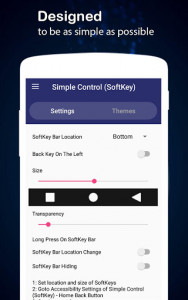 اسکرین شات برنامه Simple Control Back Button – Navigation Bar 7