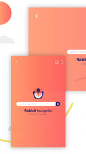 اسکرین شات برنامه Private Browser Rabbit - The Incognito Browser 1