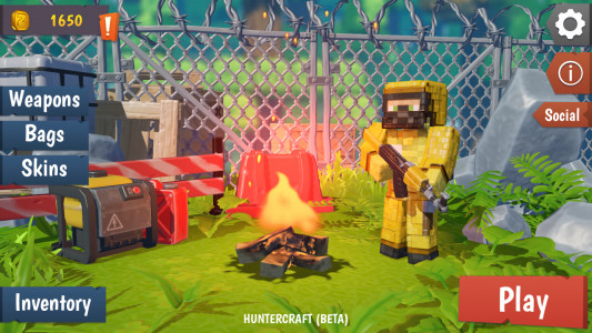 اسکرین شات بازی Huntercraft: Zombie Survival 1