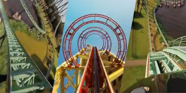 اسکرین شات بازی VR Thrills Roller Coaster Game 2