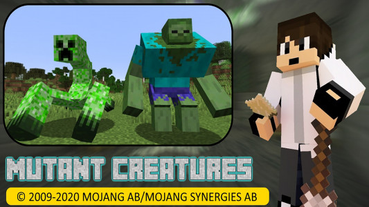 اسکرین شات برنامه Mobs Skin Pack: Morphing Mod 5