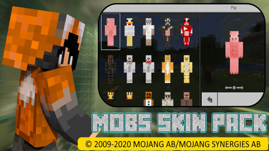 اسکرین شات برنامه Mobs Skin Pack: Morphing Mod 2