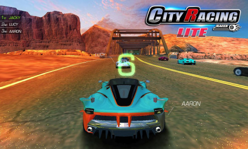 اسکرین شات بازی City Racing Lite 1