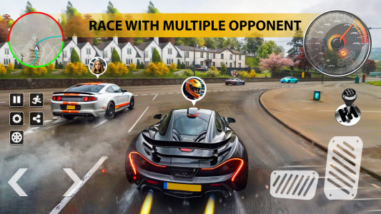 اسکرین شات برنامه Racery Game - Races Car Games 1