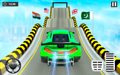 اسکرین شات برنامه GT Car Stunt Games - Car Games 2