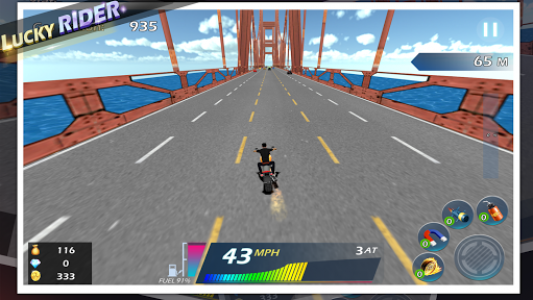 اسکرین شات بازی Lucky Rider - Crazy Moto Racing Game 4