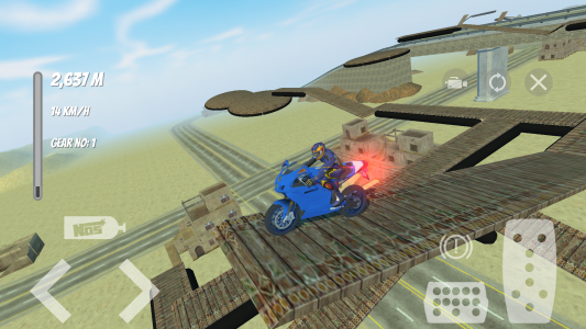 اسکرین شات بازی Racing Motorbike Trial 1