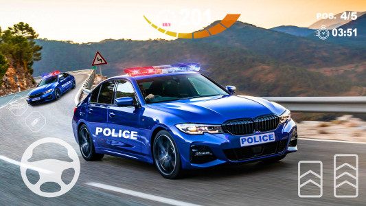 اسکرین شات بازی Police Car Racing Games Chase 1