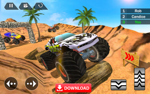 اسکرین شات بازی Mega Truck Race - Monster Truck Racing Game 6