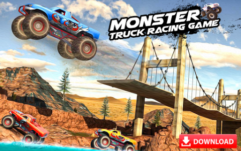 اسکرین شات بازی Mega Truck Race - Monster Truck Racing Game 5