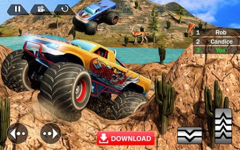 اسکرین شات بازی Mega Truck Race - Monster Truck Racing Game 3