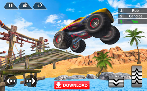 اسکرین شات بازی Mega Truck Race - Monster Truck Racing Game 4