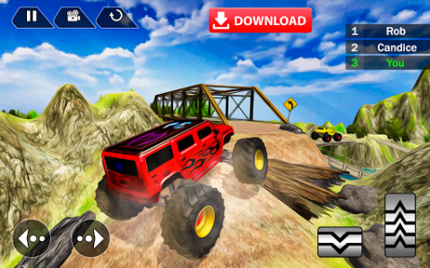 اسکرین شات بازی Mega Truck Race - Monster Truck Racing Game 8