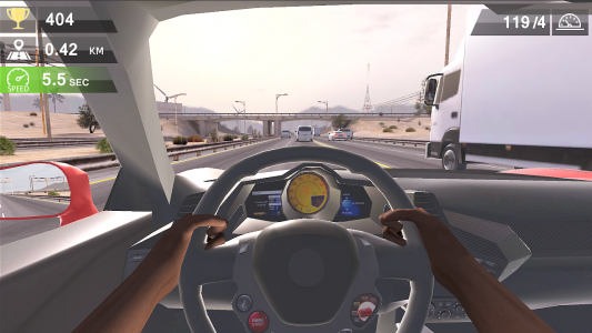 اسکرین شات بازی Racing Traffic Car Speed 1