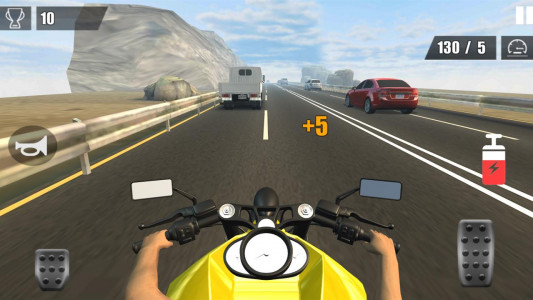 اسکرین شات بازی Traffic Speed Moto 3D 5