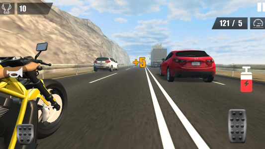اسکرین شات بازی Traffic Speed Moto 3D 7
