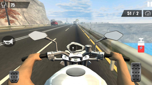 اسکرین شات بازی Traffic Speed Moto 3D 8