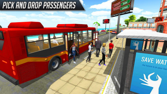 اسکرین شات بازی Bus Simulator 2018: City Driving 1